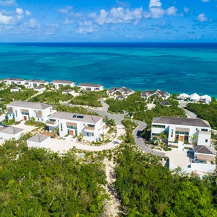 Aerial photo of TC BEO4, Babalua Beach, Turks & Caicos