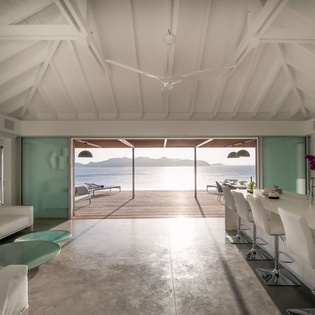 Living Room at WV VPM, Pointe Milou, St. Barthelemy