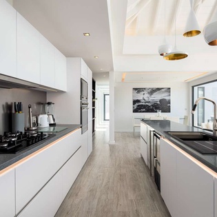 Kitchen at WV CIO, Grand Cul de Sac, St. Barthelemy
