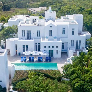Aerial photo of AXA SND, Long Bay, Anguilla