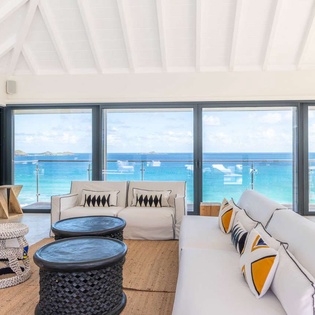 Living Room at WV FLY, Anse des Cayes, St. Barthelemy