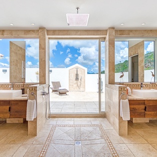Bathroom at SXM LVB, Beach Side/Baie Rouge, St. Martin