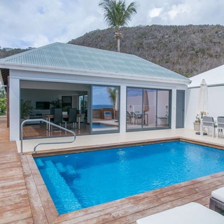 Villa Pool at WV VDD, Flamands Beach, St. Barthelemy
