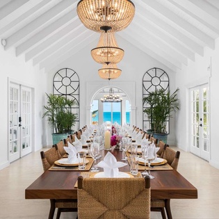 Dining Room at TC EMA, Turtle Tail, Turks & Caicos