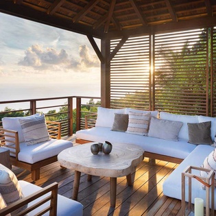Veranda at WV GYP, Gouverneur, St. Barthelemy