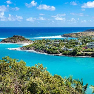 The view from WV NOC, Mont Jean, St. Barthelemy