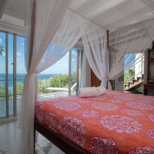 Bedroom at WV GEA, Petite Saline, St. Barthelemy