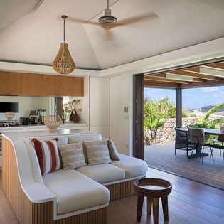 Living Room at WV CTH, St. Jean, St. Barthelemy