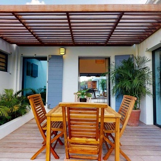 Deck at WV FAS, St. Jean, St. Barthelemy