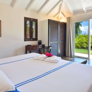 Bedroom at WV KRL, St. Jean, St. Barthelemy