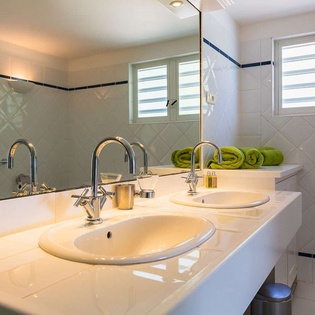 Bathroom at WV LUZ, Camaruche, St. Barthelemy