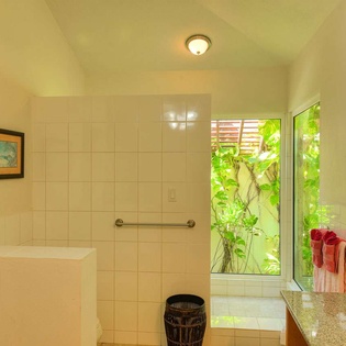 Bathroom at AXA BES, Blowing Point, Anguilla