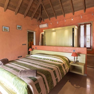 Bedroom at WV KAN, Colombier, St. Barthelemy