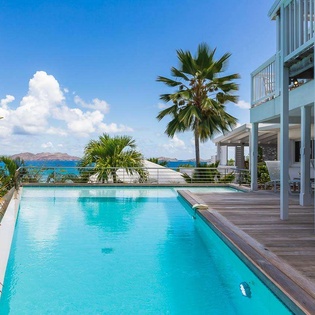 Villa Pool at WV LUZ, Camaruche, St. Barthelemy