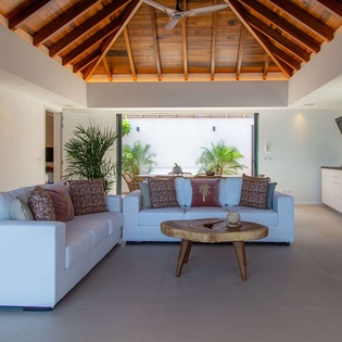 Living Room at WV ACF, Anse des Cayes, St. Barthelemy
