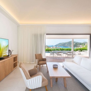 Living Room at WV SBV, Gustavia, St. Barthelemy