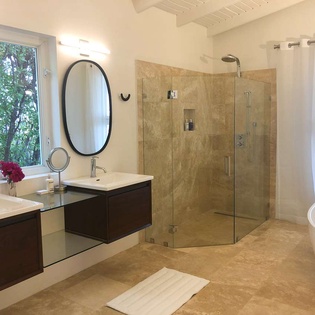 Bathroom at AXA RRO, Blowing Point, Anguilla