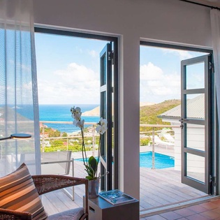 Bedroom at WV LUM, Flamands, St. Barthelemy