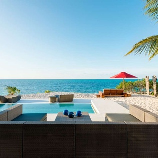 Patio at PL KAN, Grace Bay Turtle Cove, Turks & Caicos