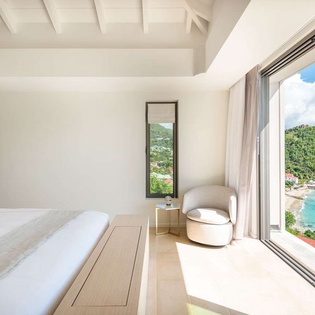 Bedroom at WV BCA, Corossol, St. Barthelemy