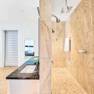 Bathroom at SXM AML, Guana Bay, St. Martin