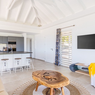 Living Room at WV VOB, St. Jean, St. Barthelemy