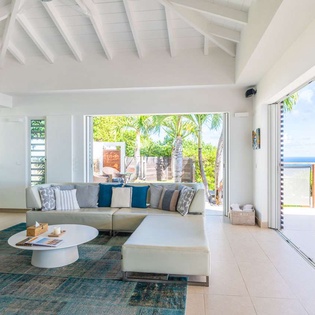 Living Room at WV BEL, Vitet, St. Barthelemy