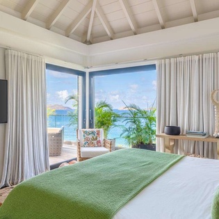 Bedroom at WV UPS, Pointe Milou, St. Barthelemy