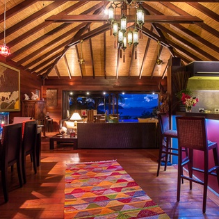 Interior of WV EKA, Camaruche, St. Barthelemy