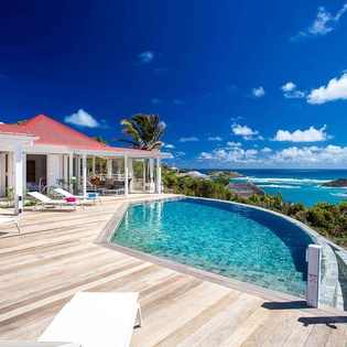 Villa Pool at WV NOC, Mont Jean, St. Barthelemy