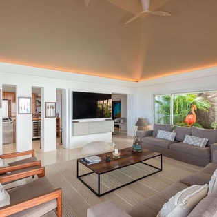 Living Room at WV ECL, Camaruche, St. Barthelemy