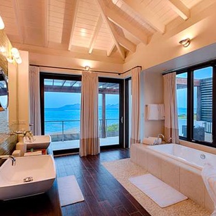 Bathroom at AXA KAM1, Little Harbour, Anguilla