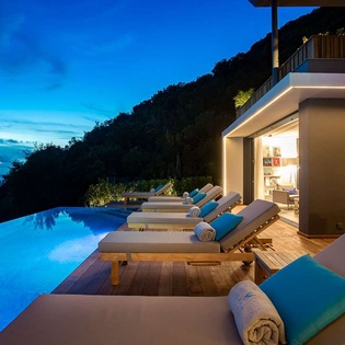 Deck at WV SAH, Corossol, St. Barthelemy