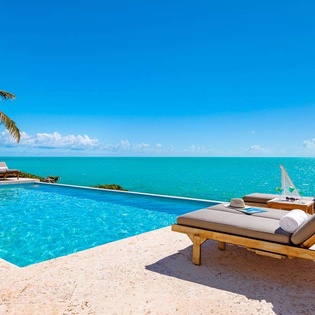 Villa Pool at TC BRE, Long Bay Beach, Turks & Caicos