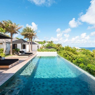 Villa Pool at WV MNT, Pointe Milou, St. Barthelemy