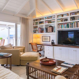 Living Room at WV LUZ, Camaruche, St. Barthelemy