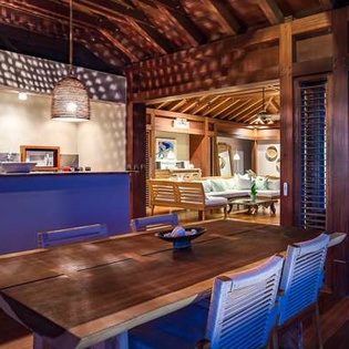 Dining Room at WV AMA, Pointe Milou, St. Barthelemy