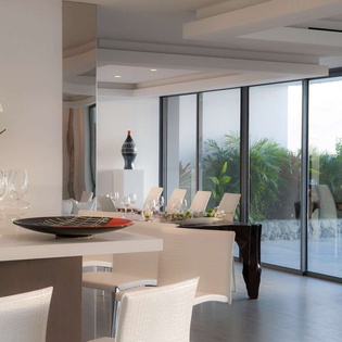 Dining Room at WV AXL, Gustavia, St. Barthelemy