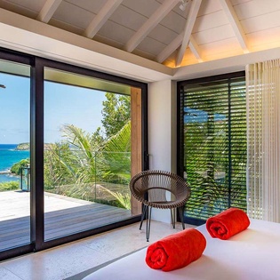 Bedroom at WV BLK, Marigot, St. Barthelemy