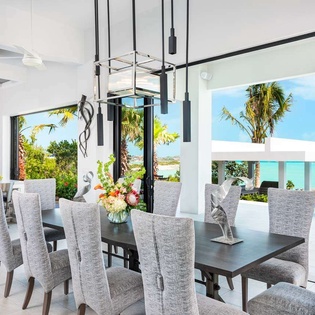 Dining Room at TC SDB, Turtle Tail, Turks & Caicos