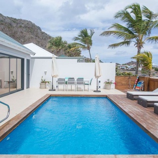 Villa Pool at WV VDD, Flamands Beach, St. Barthelemy