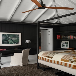 Unwind in your sophisticated retreat with exposed beams, modern furnishings, and curated artwork creating the perfect blend of rustic charm and contemporary comfort.