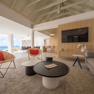 Living Room at WV DZR, Colombier, St. Barthelemy