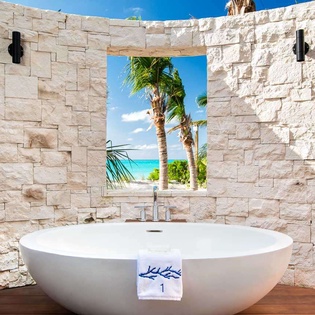 Bathroom at PL SEN, Grace Bay/Leeward, Turks & Caicos