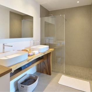 Bathroom at WV ABR, Anse des Cayes, St. Barthelemy