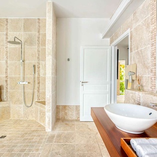 Bathroom at SXM SUD, Hillside/Terres Basses, St. Martin