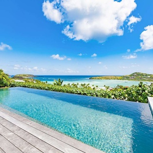Villa Pool at WV SBM, Grand Cul de Sac, St. Barthelemy