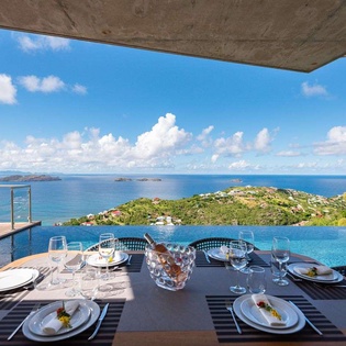 Terrace at WV GDV, Vitet, St. Barthelemy