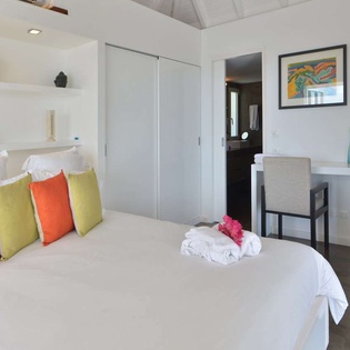 Bedroom at WV APN, Mont Jean, St. Barthelemy