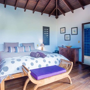 Bedroom at WV EKA, Camaruche, St. Barthelemy
